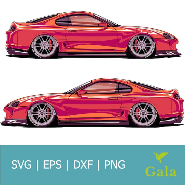 Supra SVG| JDM Car PNG| Drift King Svg|Vector Pack| Vector Pack Pro| Supra Fast Tuner Car | Drifting Supra Svg| Png | Supra Vector| Sticker|