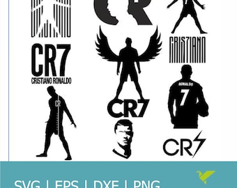 Cristiano Ronaldo Svg /Al nassr Svg / Cr7 Svg /Ronaldo Silhouette/ Ronaldo Clipart /Goat