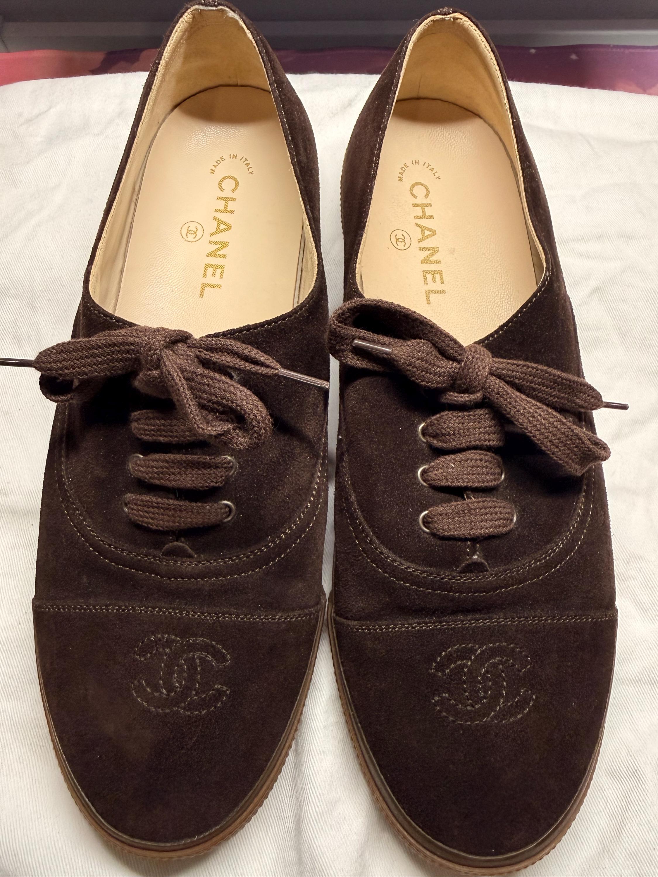 Chanel Oxford Shoes - Etsy Canada Chanel Oxford Shoes - Etsy Canada