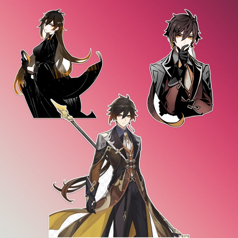 50 Pcs Genshin Sticker Pack Impact Decal Etsy