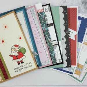 Set of 10 Christmas Assorted Handmade Cards with Envelopes