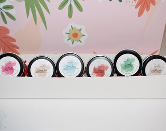 6 Pack Sample Sized Candles | Choose Your Own Scents | Made To Order