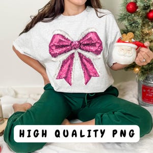 Kokette Weihnachten Png Kokette Glitzer Schleife Png Png Trending Png Weihnachten Sublimation Retro Urlaub Png Urlaub Vibes Png Girly Weihnachten