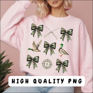 Camo Coquette Bow PNG Duck Hunting Camo Png Sublimation Trendy Shirt Design Hunting Sublimation Hello Hunting Season Design Digital Download