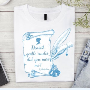 Dearest Gentle Reader Lady Whistledown Quote Sublimation Designs Png Bridgerton Aesthetic Png Trendy Png Book Lover Png Literary Fan Apparel