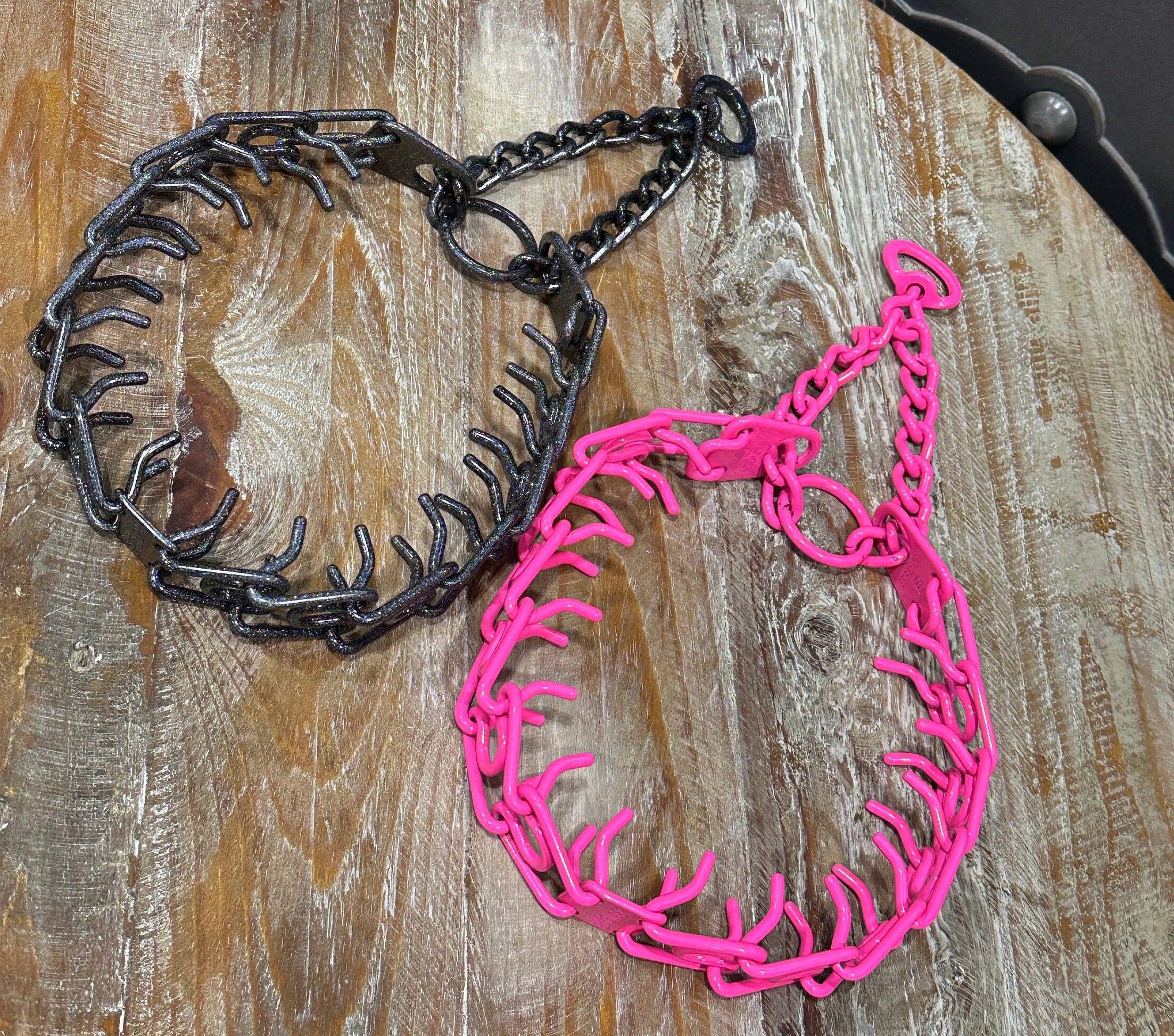 3mm SHORT LINK Herm Sprenger Custom Powder Coated Prong Collar for Dogs Etsy UK