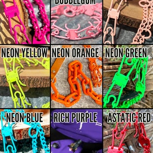 3mm Long Link Fur Saver Custom Powder Coated Herm Sprenger Collar for Dogs image 7