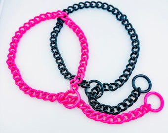 4mm Powder Coated Herm Sprenger Slide Chain/Choke Chain Collar for Dogs