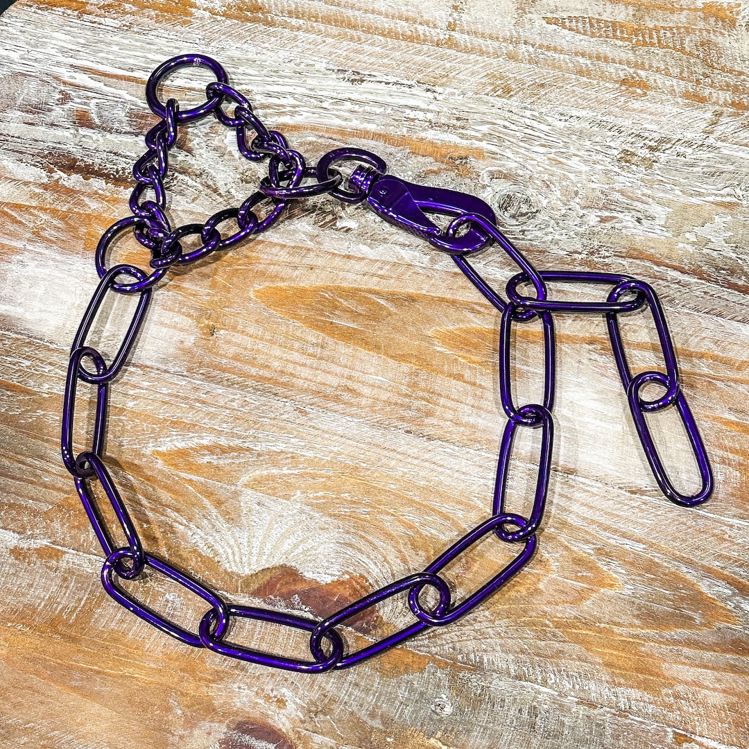 Dog collar Hs Sprenger Links Silver 4 mm Twisted 65 cm main image 1