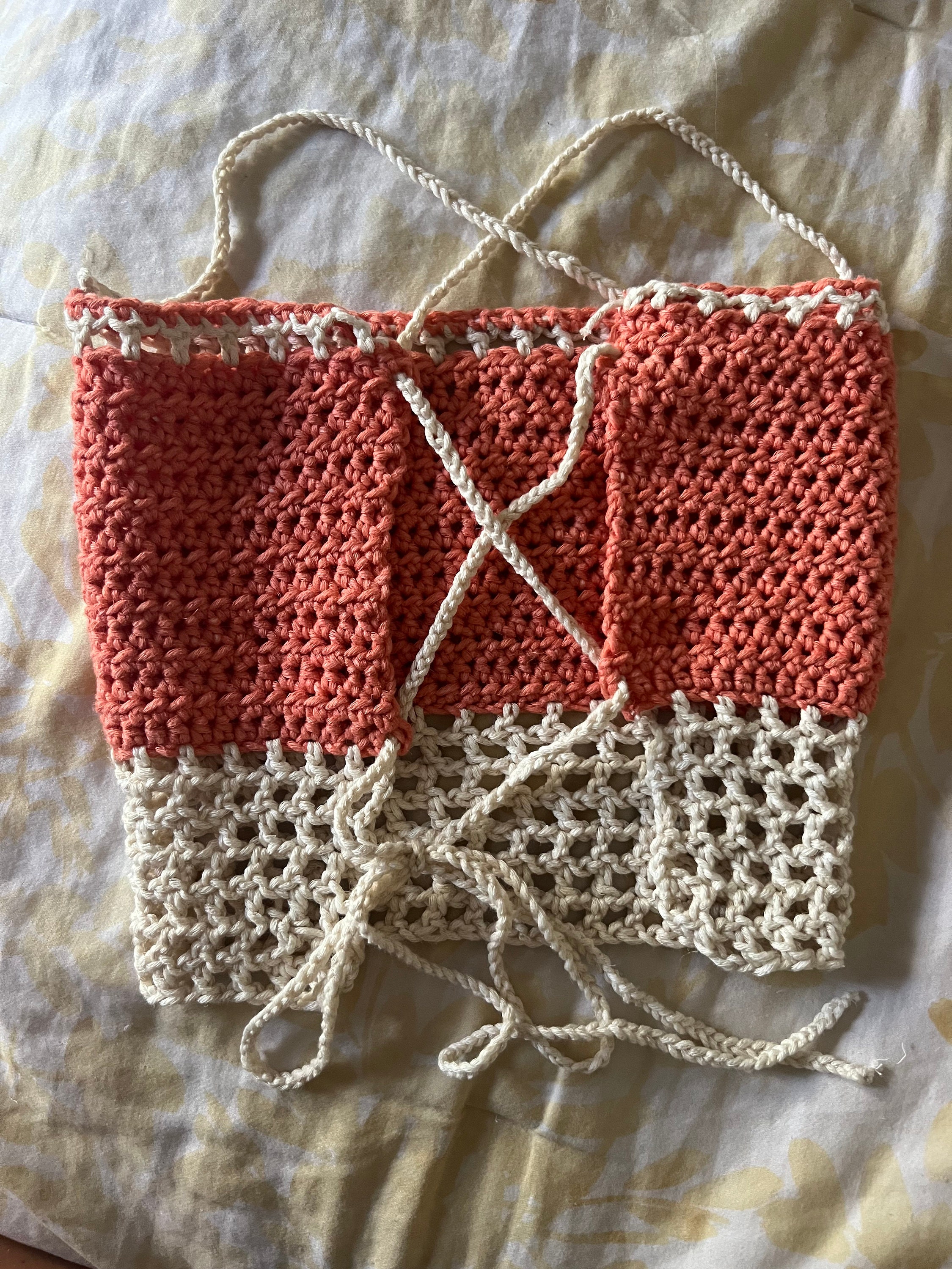 Milani Tie Front Crochet Top