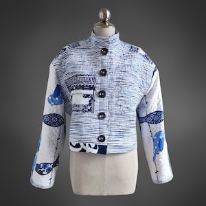 Handmade Quilted Jacket, made from upcycled quilts