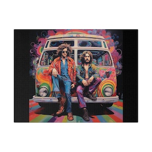 Wall Art Lennon Wall Canvas Lennon Art Bob Dylan Canvas Art Lennon Beatles Wall Art Retro Matte Canvas John Lennon Wall Art Canvas Style Art