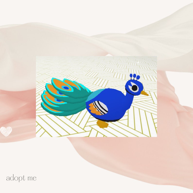 FR Peacock Adopt Me Legendary Fly Ride Etsy