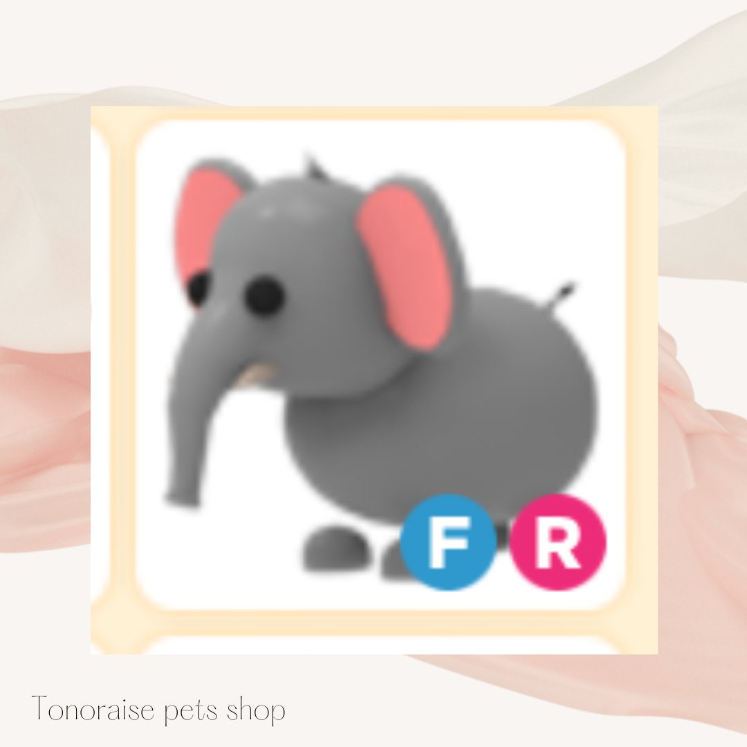 FR Elephant Adopt Me Elephant Fly Ride Etsy