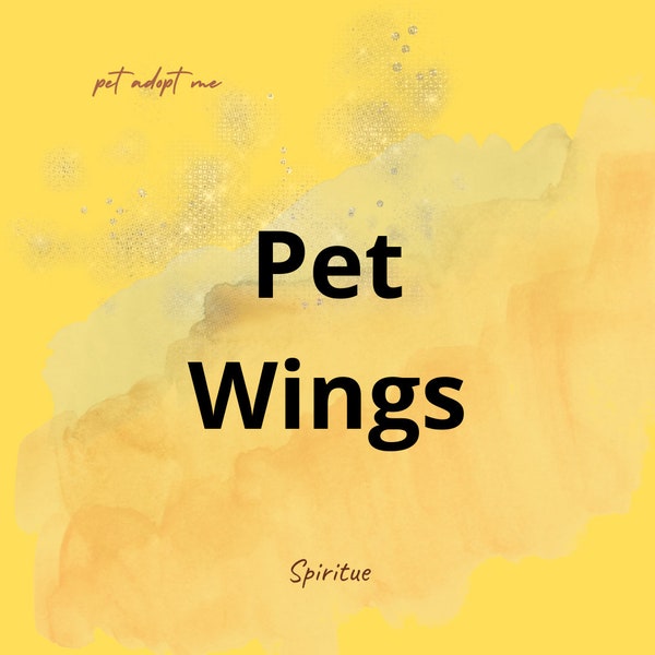 Wings virtual pet accessories pet wear