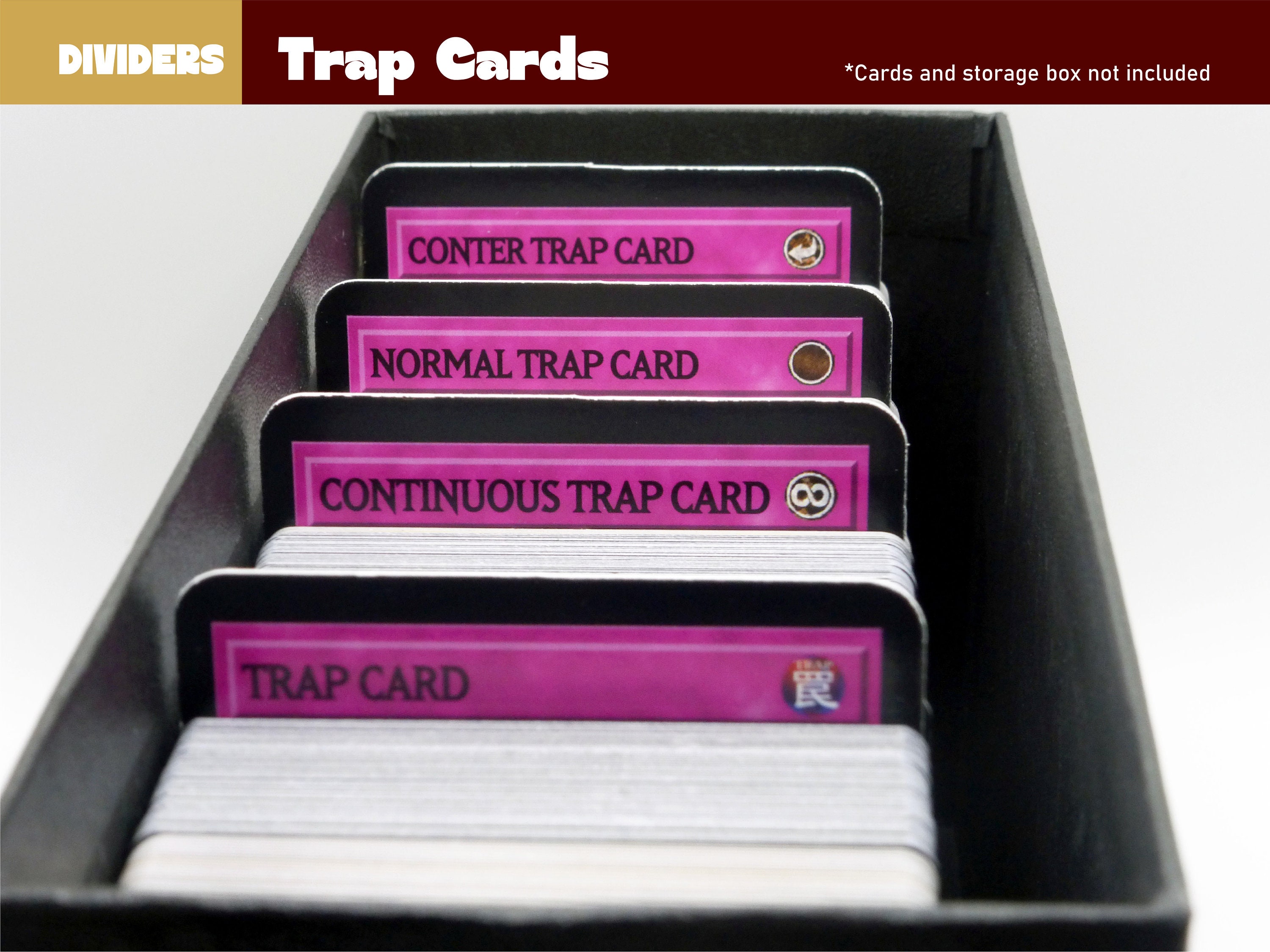 Yu-gi-oh Trap Card - Trading Card Game Dividers / Separators Yugioh TCG - Etsy Yu-gi-oh Trap Card - Trading Card Game Dividers / Separators Yugioh TCG - Etsy