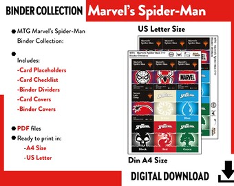 BINDER COLLECTION Marvel's Spider-man - Checklist, Placeholders