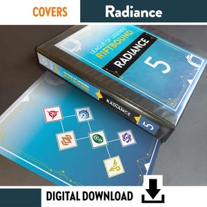 BINDER COVERS RADIANCE - Riftbound League of Legends Trading Card Game album collection organizer