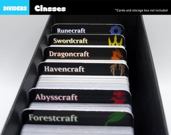Shadowverse Evolve Classes Dividers- Trading Card Game Separators