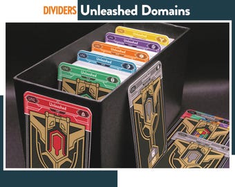 RIFTBOUND UNLEASHED DOMAIN Farbteiler, League of Legends-Trennzeichen Tcg-Kartenspielveranstalter