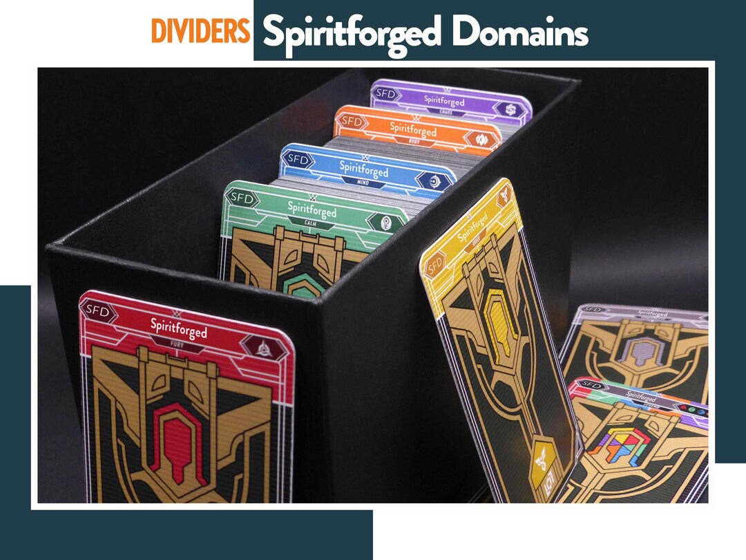 RIFTBOUND SPIRITFORGED DOMAIN Color Dividers, League of Legends ...