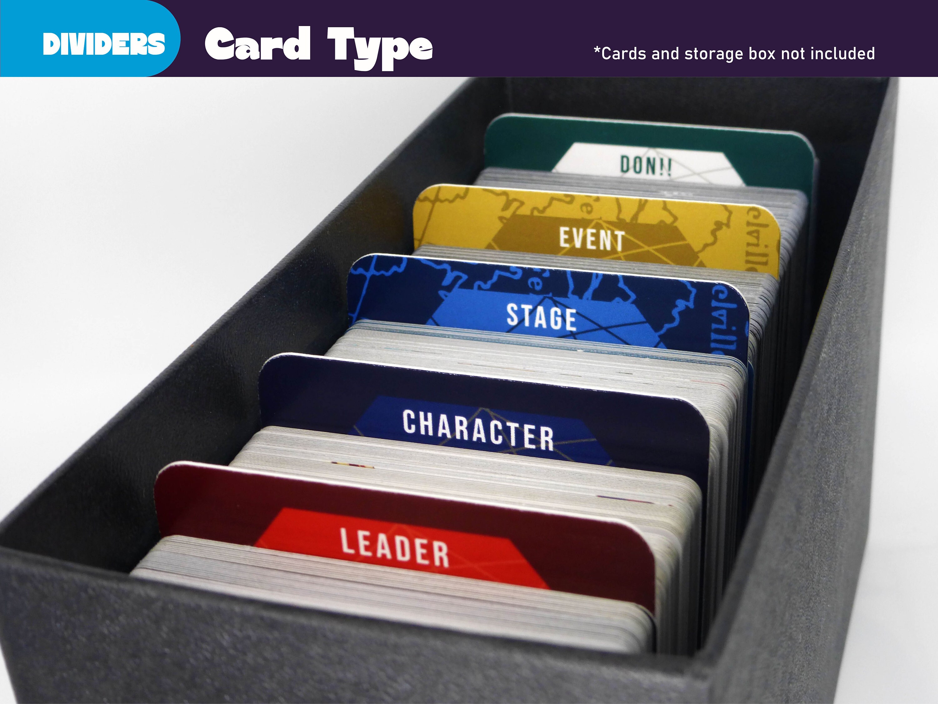 Trading Cards Aufbewahrung 3er-Pack Sammelkarten-Boxen – Organisiert & Stapelbar, Für über 550 Karten! Fan Box