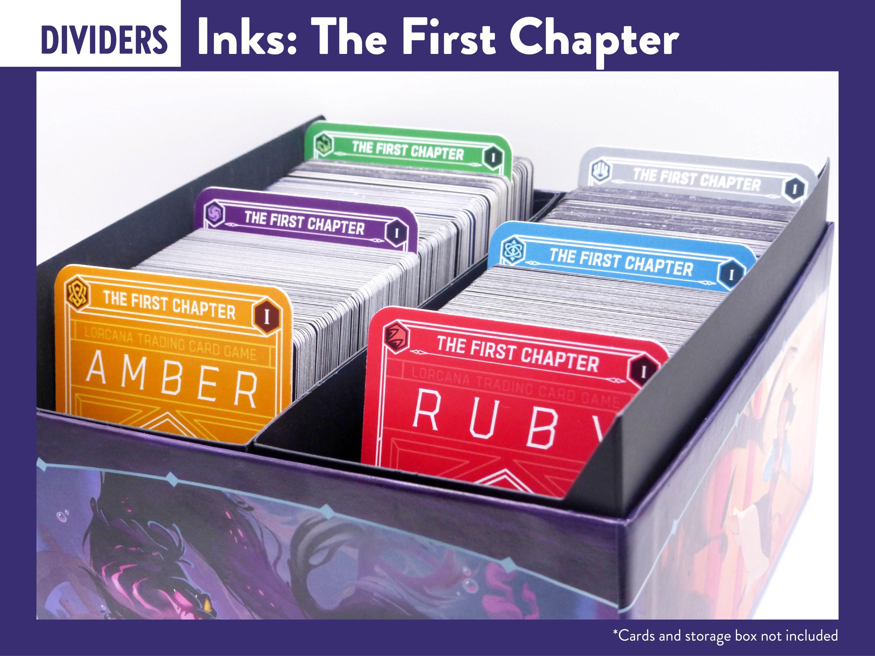 The FIRT CHAPTER DIVIDERS Ink Color Set Lorcana 6pcs Separators ...