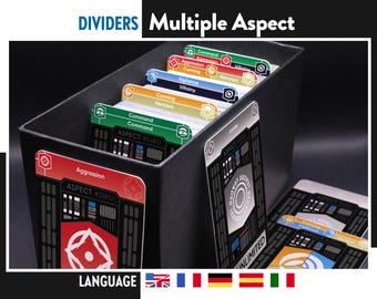 UNLIMITED MULTI ASPECT Farbteiler Komplettes Set Star Wars Card Trennzeichen Deck Lagerung Organisation