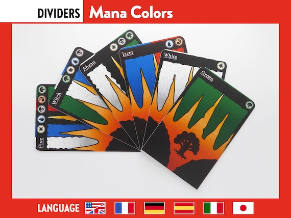 mtgの整理品 MTG 32枚入り仕切り マナカラーコンビネーション マジックザ