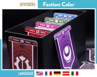 ALTERED FRACTION COLOR Dividers Deck Box Trennzeichen Tcg Card Game Organizers
