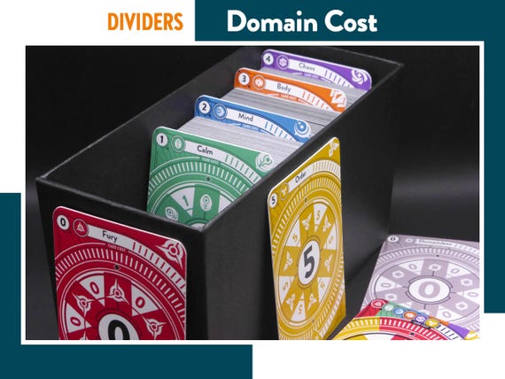RIFTBOUND Card COST & DOMAIN Color Dividers, League of Legends Separators Tcg Card Game Organizers - Etsy RIFTBOUND Card COST & DOMAIN Color Dividers, League of Legends Separators Tcg Card Game Organizers - Etsy