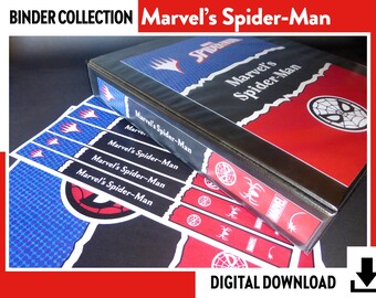 spiderman card binder Magic: The Gathering Marvel's Spider-Man & Spider-Gwen 18-POCKET ALBUM Rittenhouse Spider-Man Archives Trading Cards