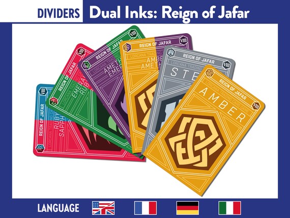 REIGN of JAFAR DIVIDERS Dual Ink Color Set Lorcana 21pcs Separators Trading Card Game Tcg Deck Separators Storage Organisation/organization - Etsy REIGN of JAFAR DIVIDERS Dual Ink Color Set Lorcana 21pcs Separators Trading Card Game Tcg Deck Separators Storage Organisation/organization - Etsy