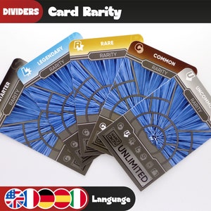 UNLIMITED 7 verdelers - KAARTZELDZAAMHEID Star Wars Unlimited Card Separators - Opbergruimte voor kaartendecks