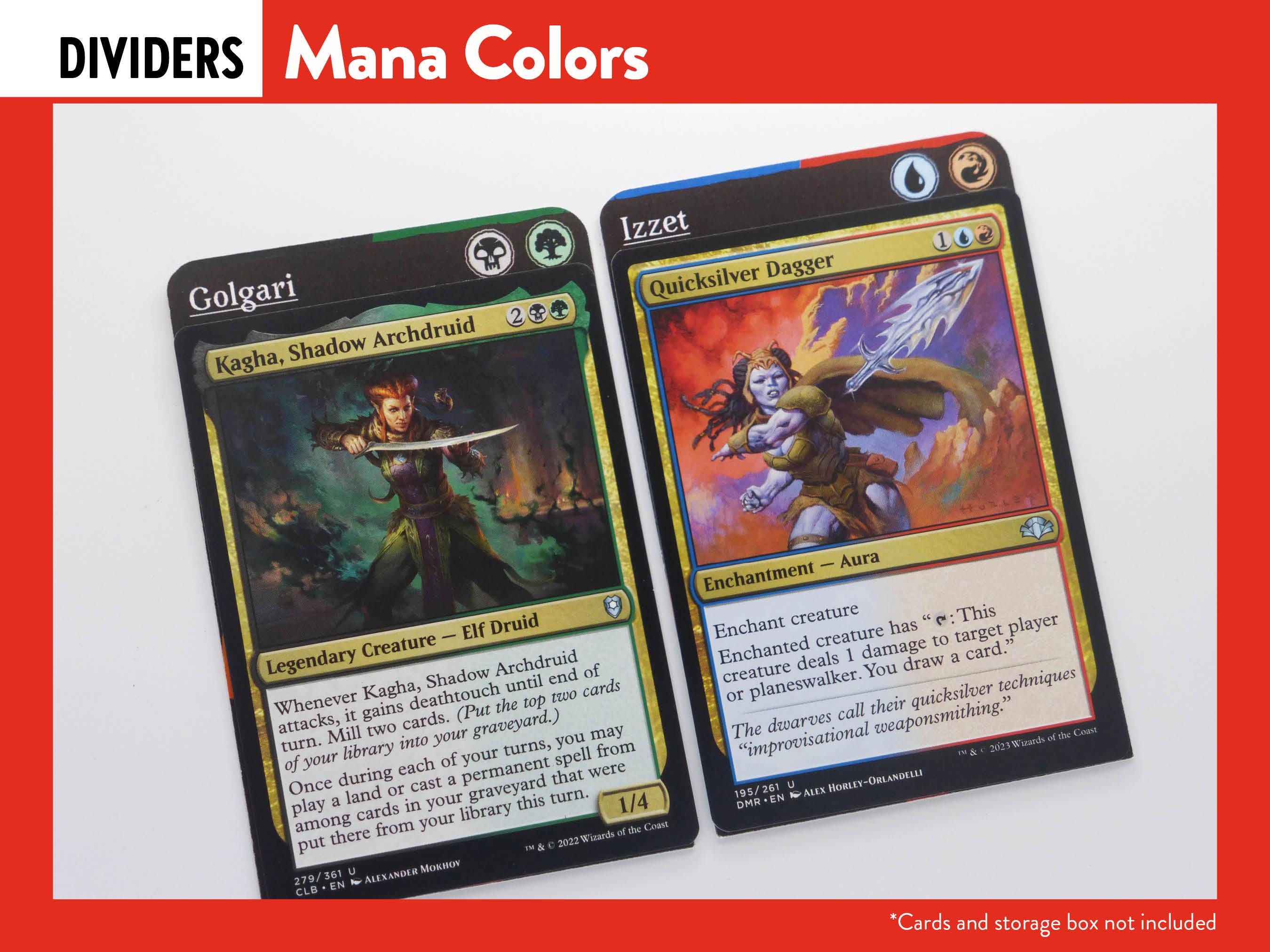 MTG 32枚入り仕切り マナカラーコンビネーション マジックザ