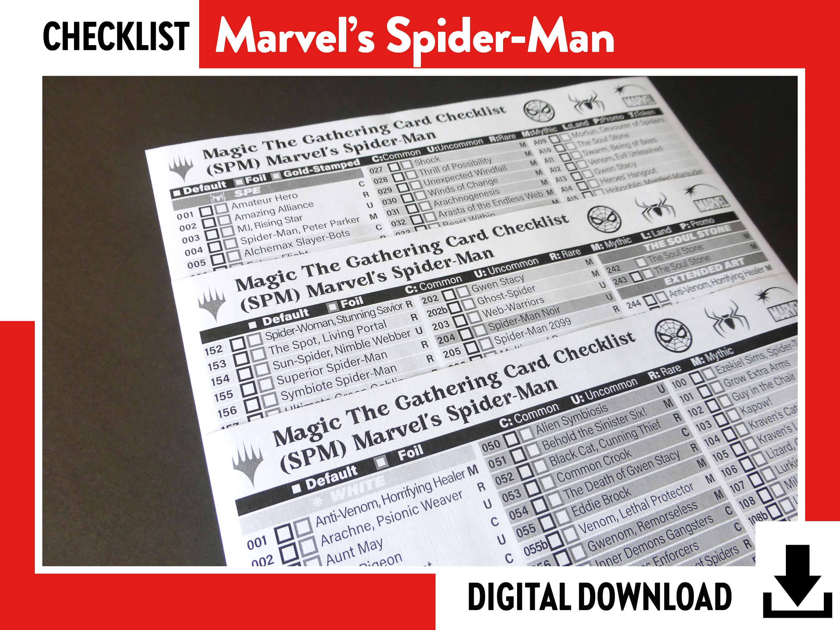 mtg spider man full card list Amazon.com: Magic: The Gathering Fallout Commander Deck main image 1