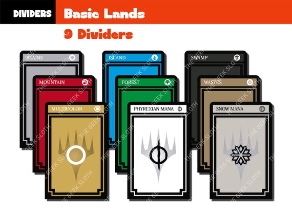 MTG 基本土地 - トレーディングカードゲーム 仕切り MTG 基本土地 - トレーディングカードゲーム 仕切り