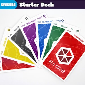 One Piece tcg DIVIDERS STARTER DECK - One Piece Kartentrenner - Organisation der Kartenstapel