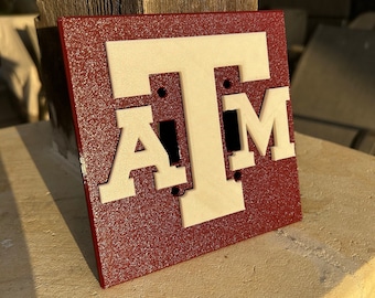 Placa de interruptor de luz Aggie de Texas A&M