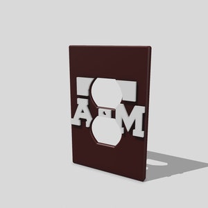 Texas A&M Aggie Outlet Wall Plug Plate