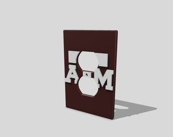 Placa de enchufe de pared de Texas A&M Aggie