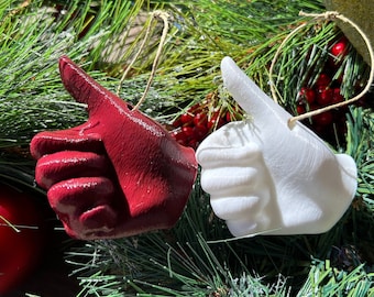 Adorno navideño Gig'Em de Texas A&M
