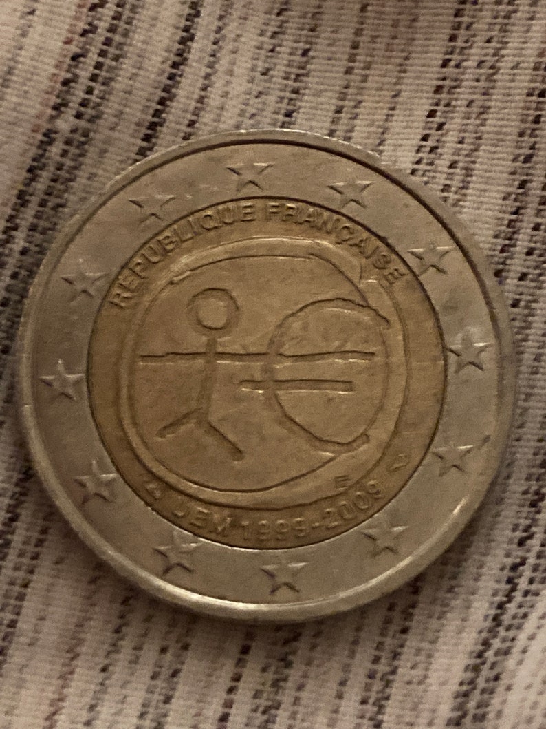 Piece De 2 Euros Bonhomme Baton Rare pièce de 2 euros bonhomme bâton - Etsy France