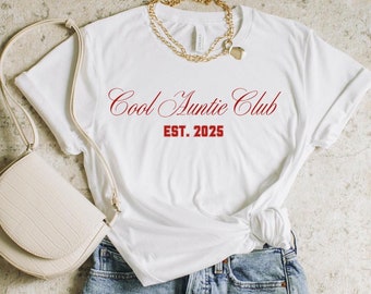 Coole Tante Tshirt, Schwangerschaftansage Baby Überraschungsgeschenk für Schwester