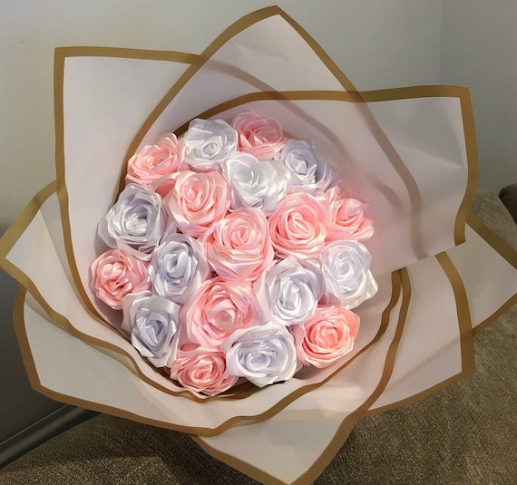 Roses on White Ribbon Roses on White Ribbon