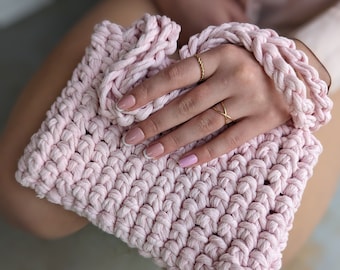 Modello per borsa a tracolla spessa facile da lavorare all'uncinetto (PDF)