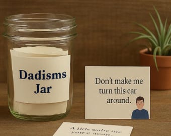 Dadisms Card Deck Fathers Day Gift (Digital Download)