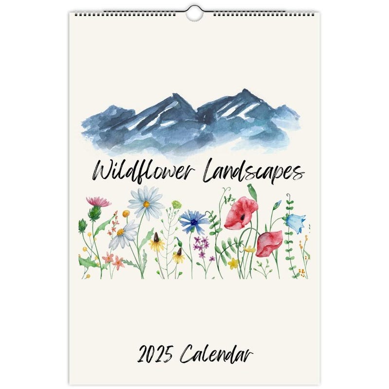 2025 Sustainable Calendar Etsy