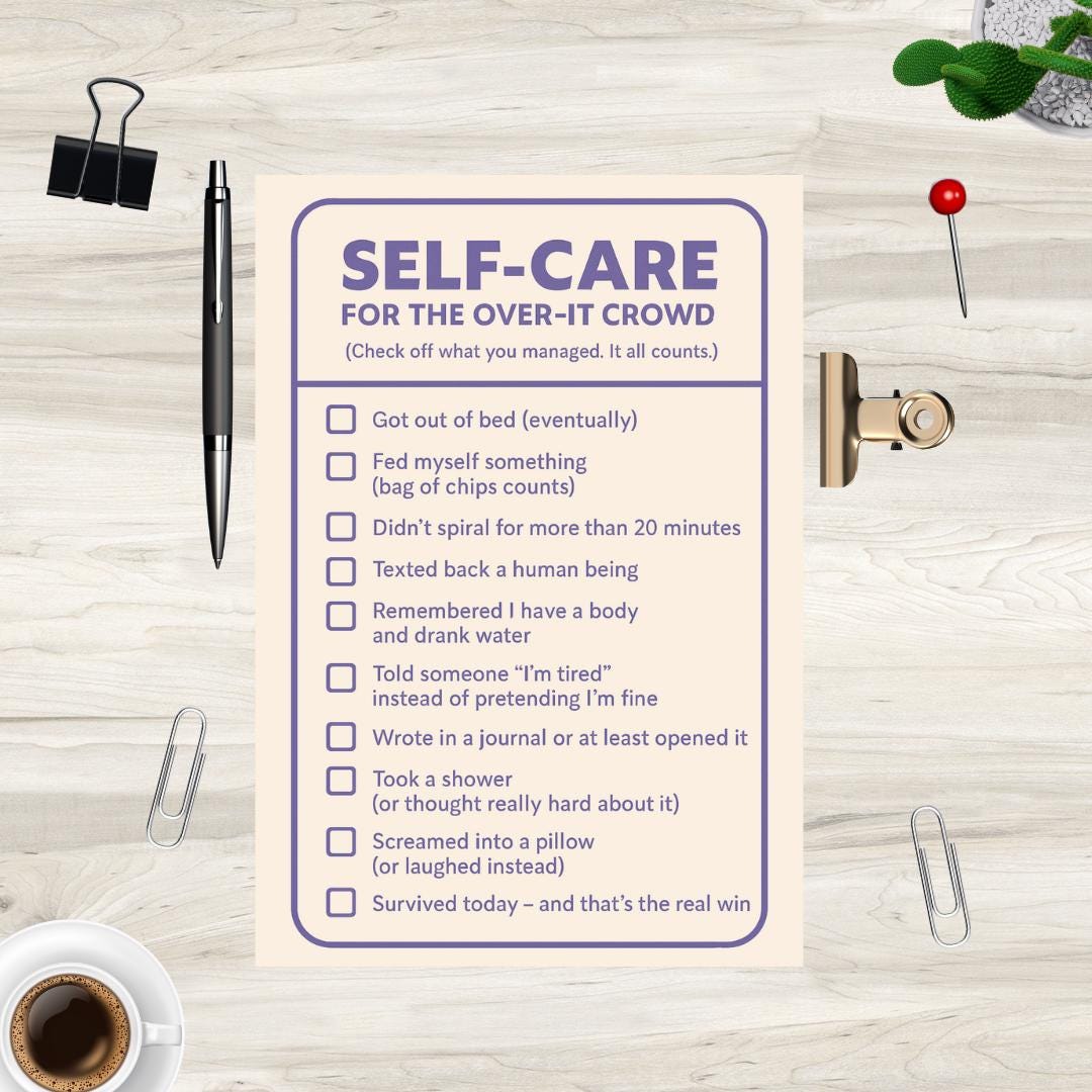 Self Care Printables Bundle: Mental Health Checklist, Reflection ...