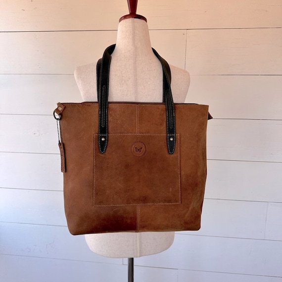 NWOT LE PAPILLON Leather tote